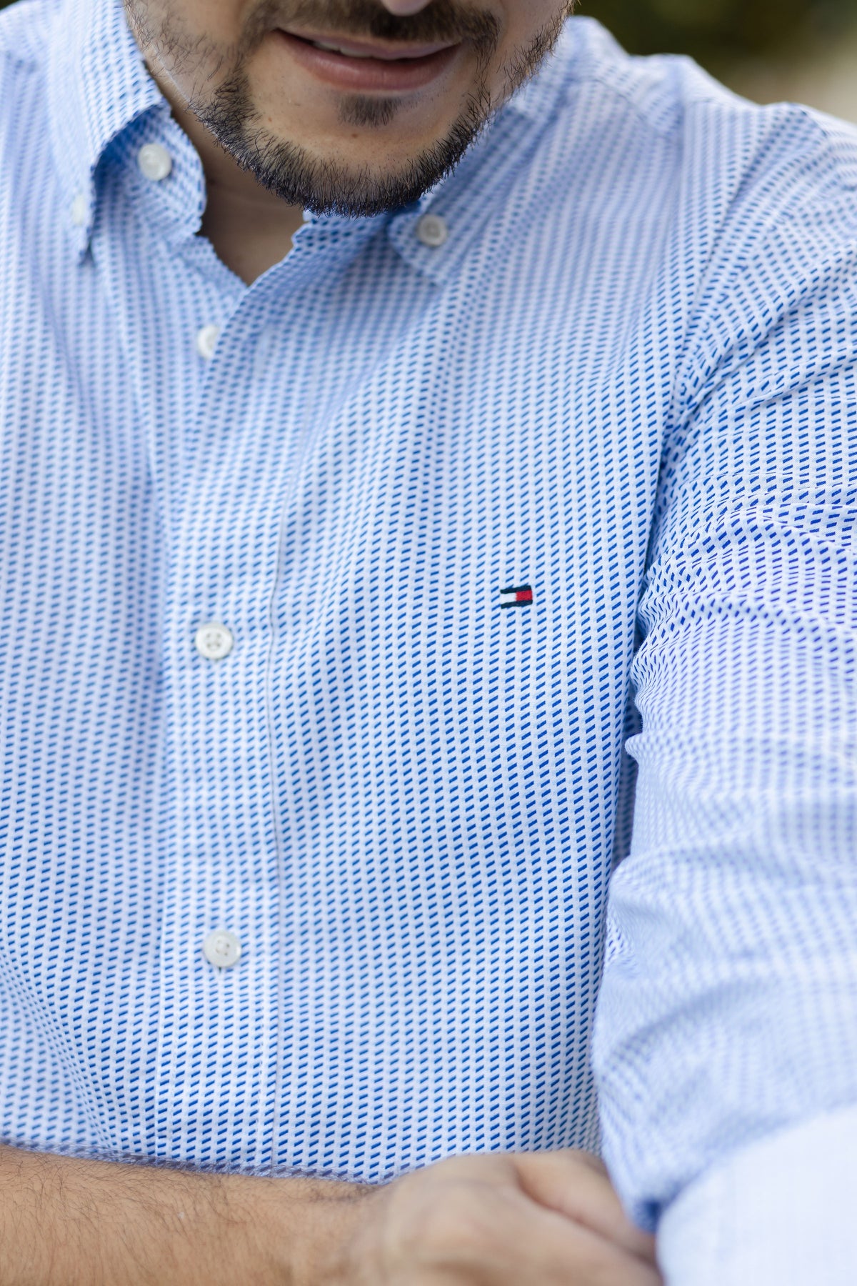 Camisa Social Tommy Hilfiger Natural Soft Flex