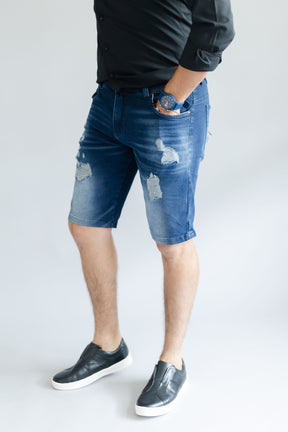 Bermuda Jeans Rock&Soda Masculina Casual Skinny
