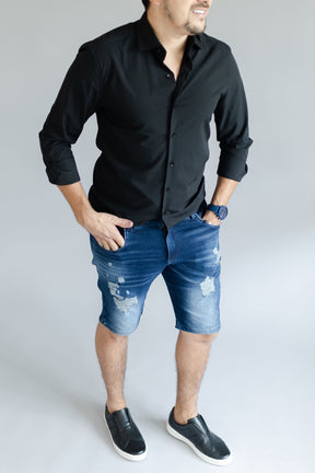 Bermuda Jeans Rock&Soda Masculina Casual Skinny