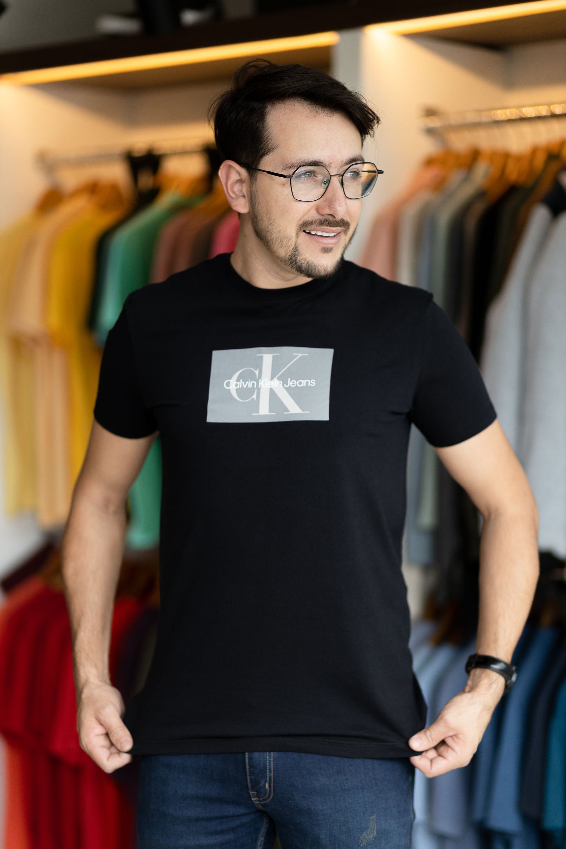 T-Shirt Calvin Klein Logo Box