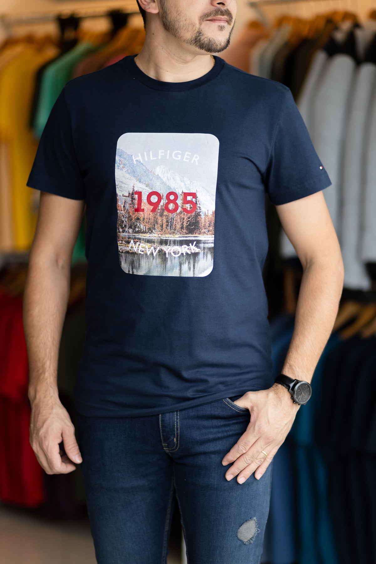 T-shirt Tommy Hilfiger Mountain 1985