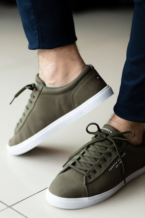 Tênis Tommy Hilfiger Verde Militar Canvas