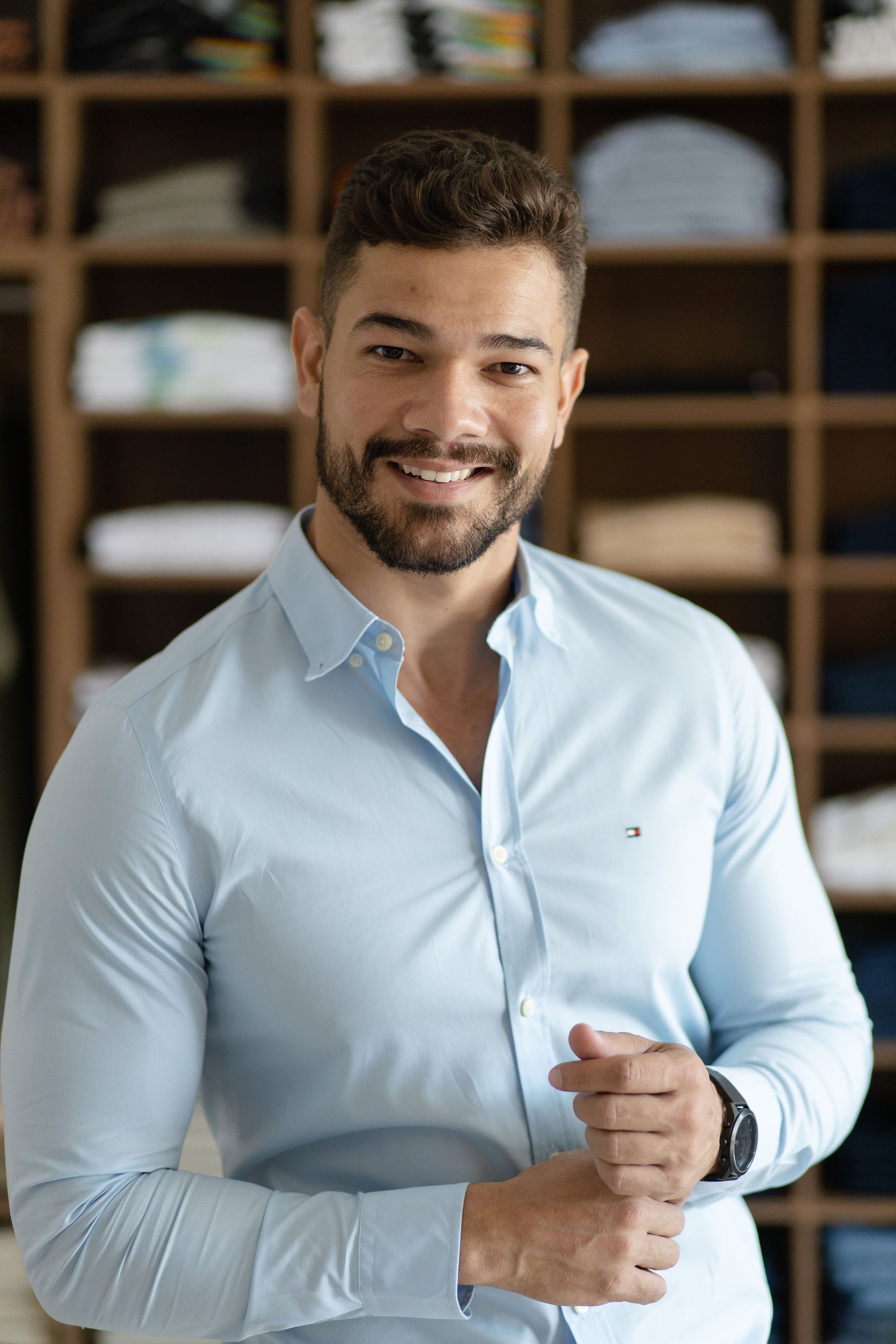 Camisa Social Tommy Hilfiger THFLEX