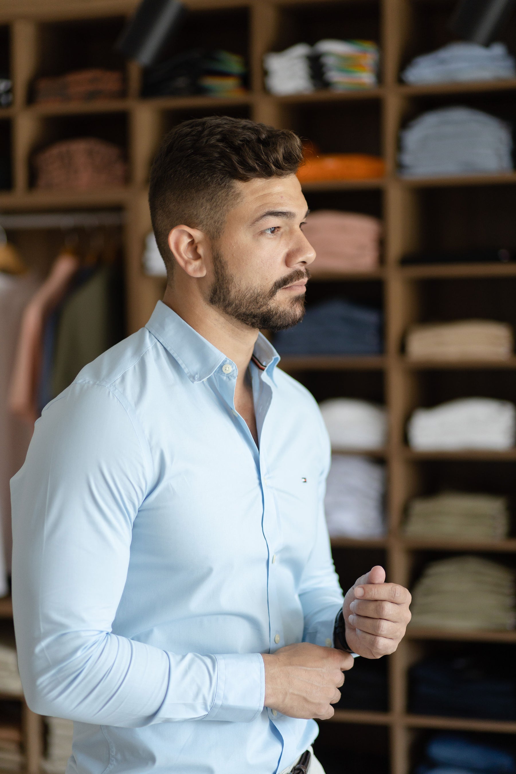 Camisa Social Tommy Hilfiger THFLEX
