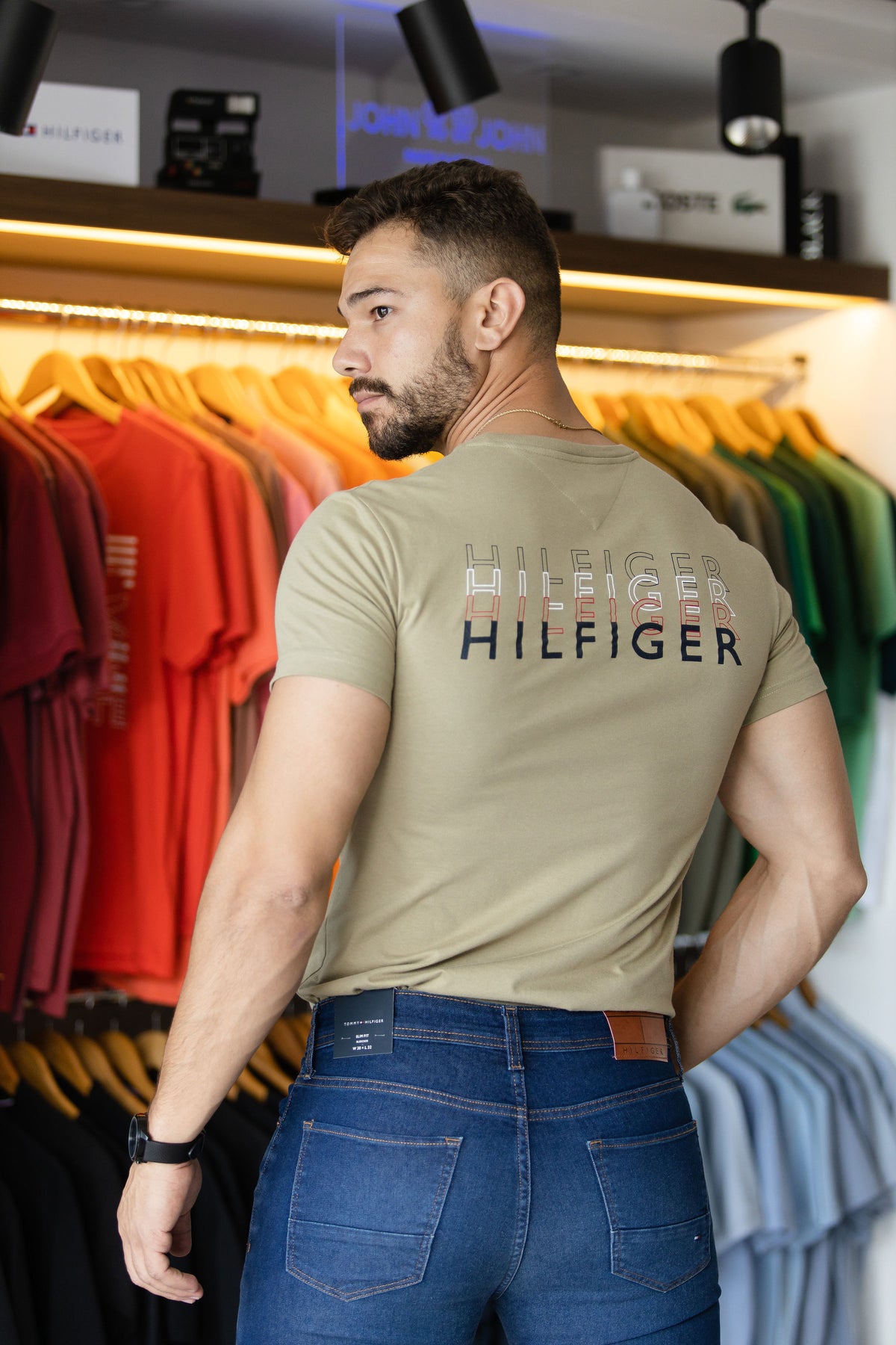 Calça Jeans Slim Dentom Tommy Hilfiger