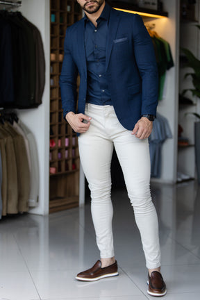 Calça de Sarja Zip Off