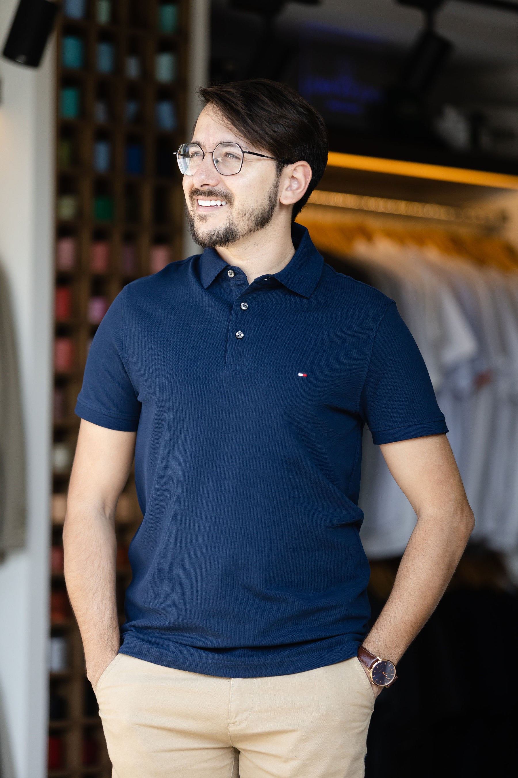 Polo Tommy Hilfiger Basica (Slim c/ Elastano)