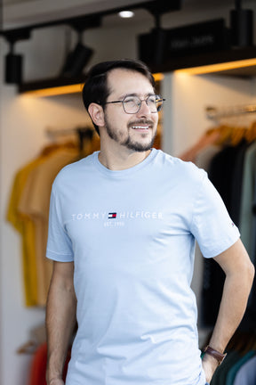 Camiseta Logo Tommy Hilfiger Stat. 1985