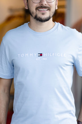 Camiseta Logo Tommy Hilfiger Stat. 1985
