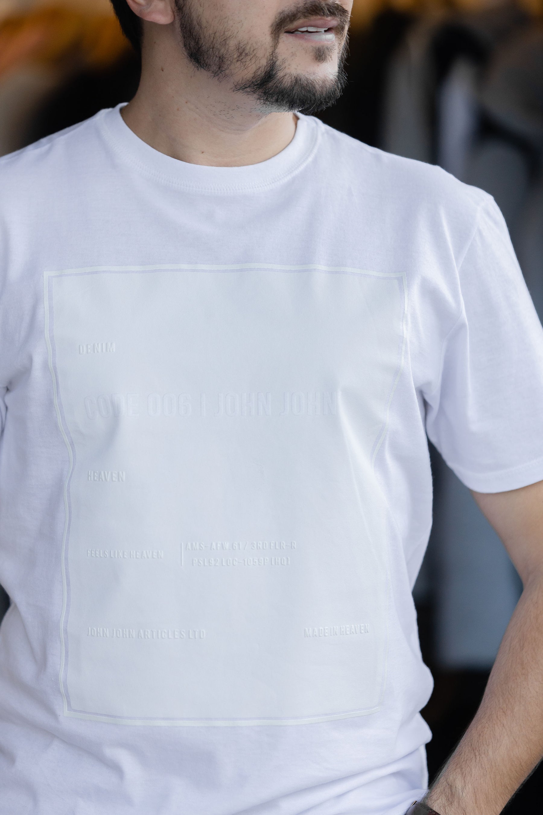 Camiseta Regular fit FEELS LIKE WHITE - JOHN JOHN