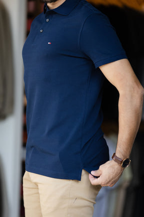 Polo Tommy Hilfiger Slim Zíper
