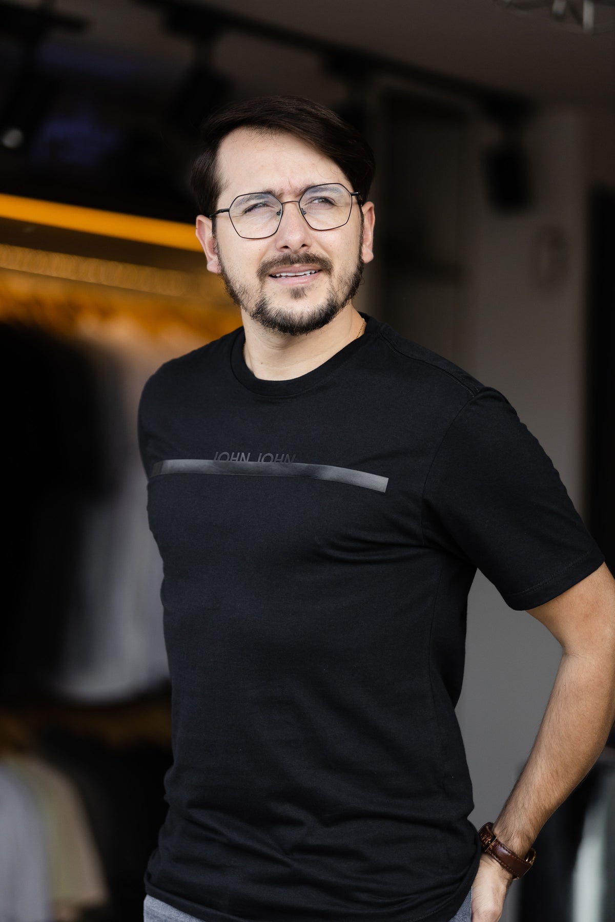 Camiseta John John Line Black