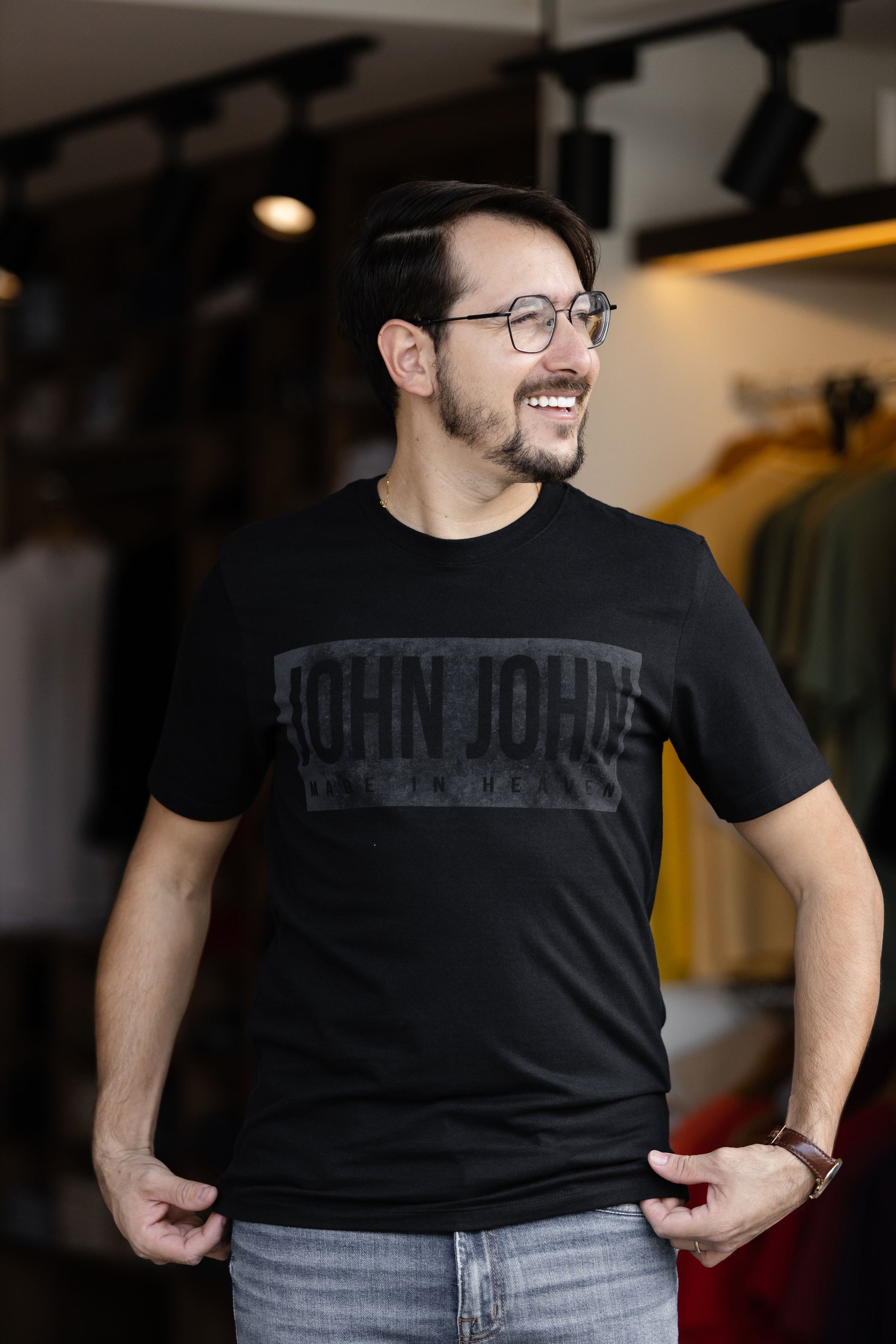 Camiseta Masculina John John Luxe