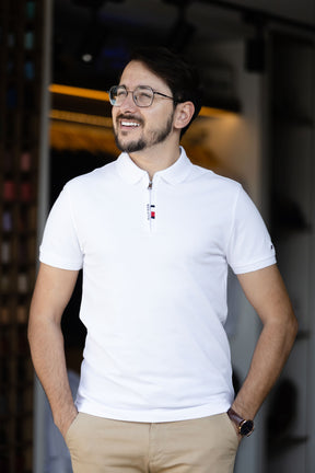 Polo Tommy Hilfiger Slim Zíper
