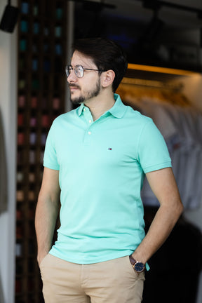 Polo Tommy Hilfiger Basica (Slim c/ Elastano)