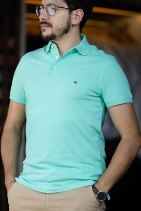 Polo Tommy Hilfiger Basica (Slim c/ Elastano)