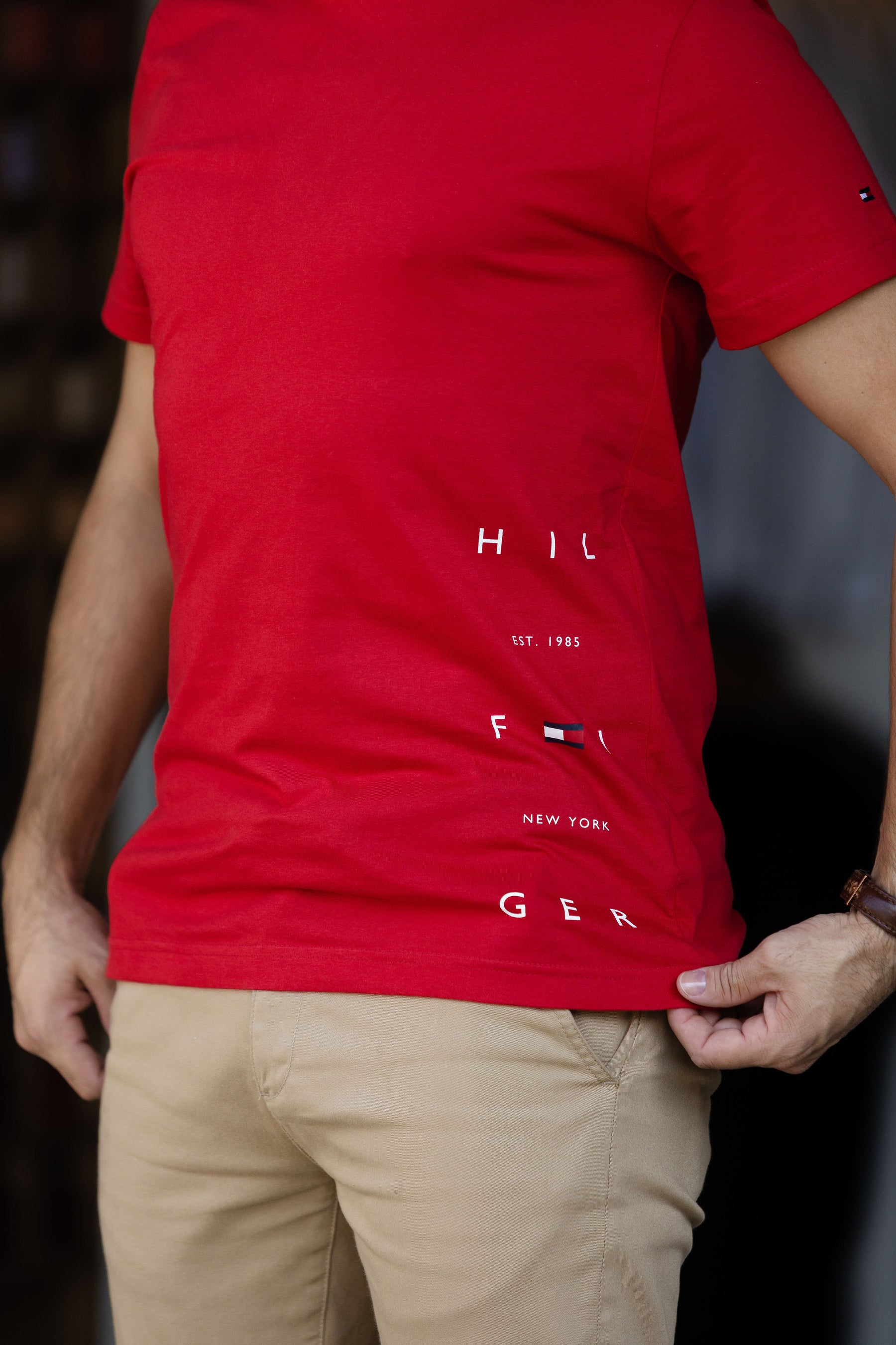 Camiseta Tommy Hilfiger Spaced Off Placement