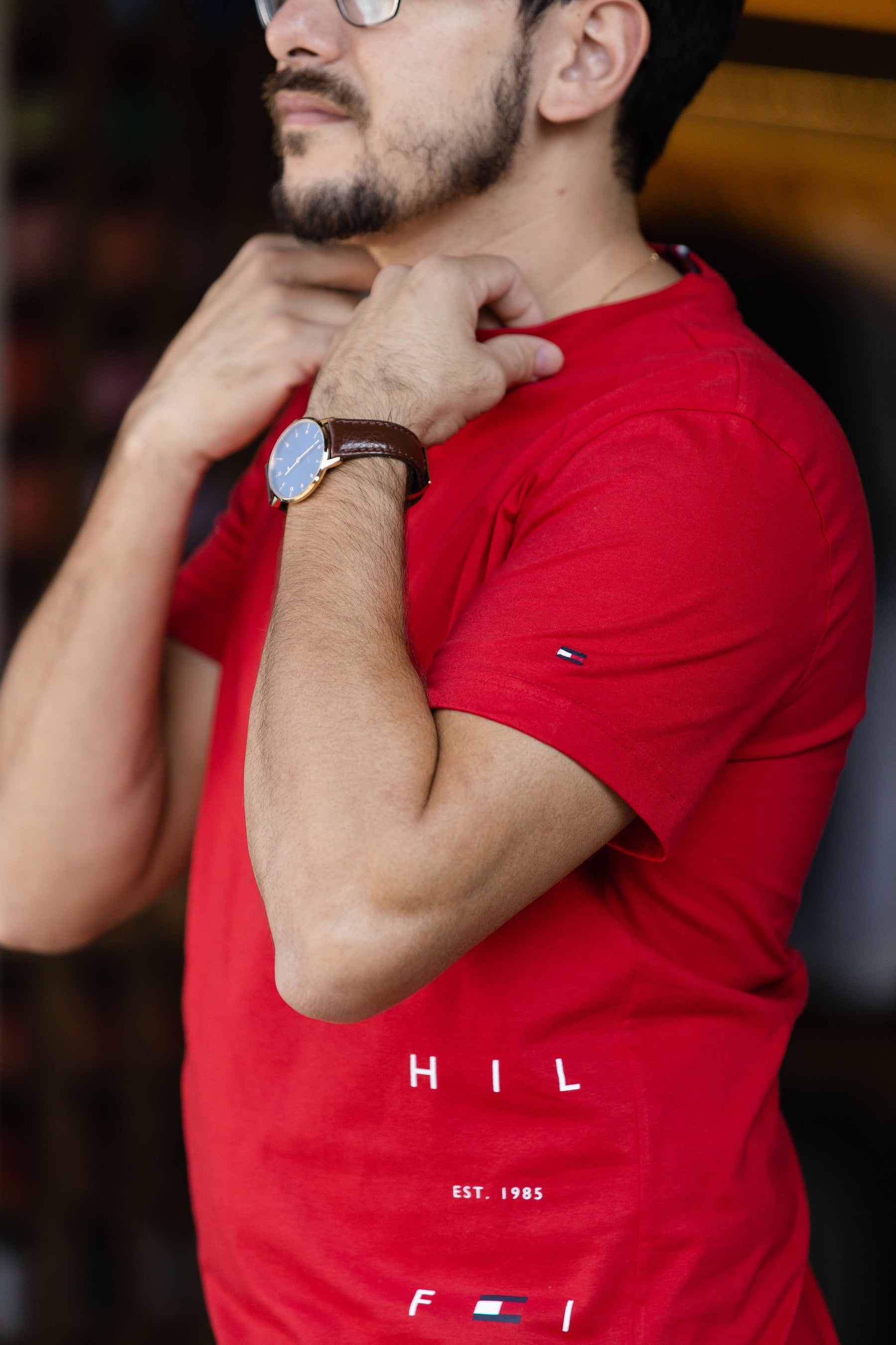Camiseta Tommy Hilfiger Spaced Off Placement