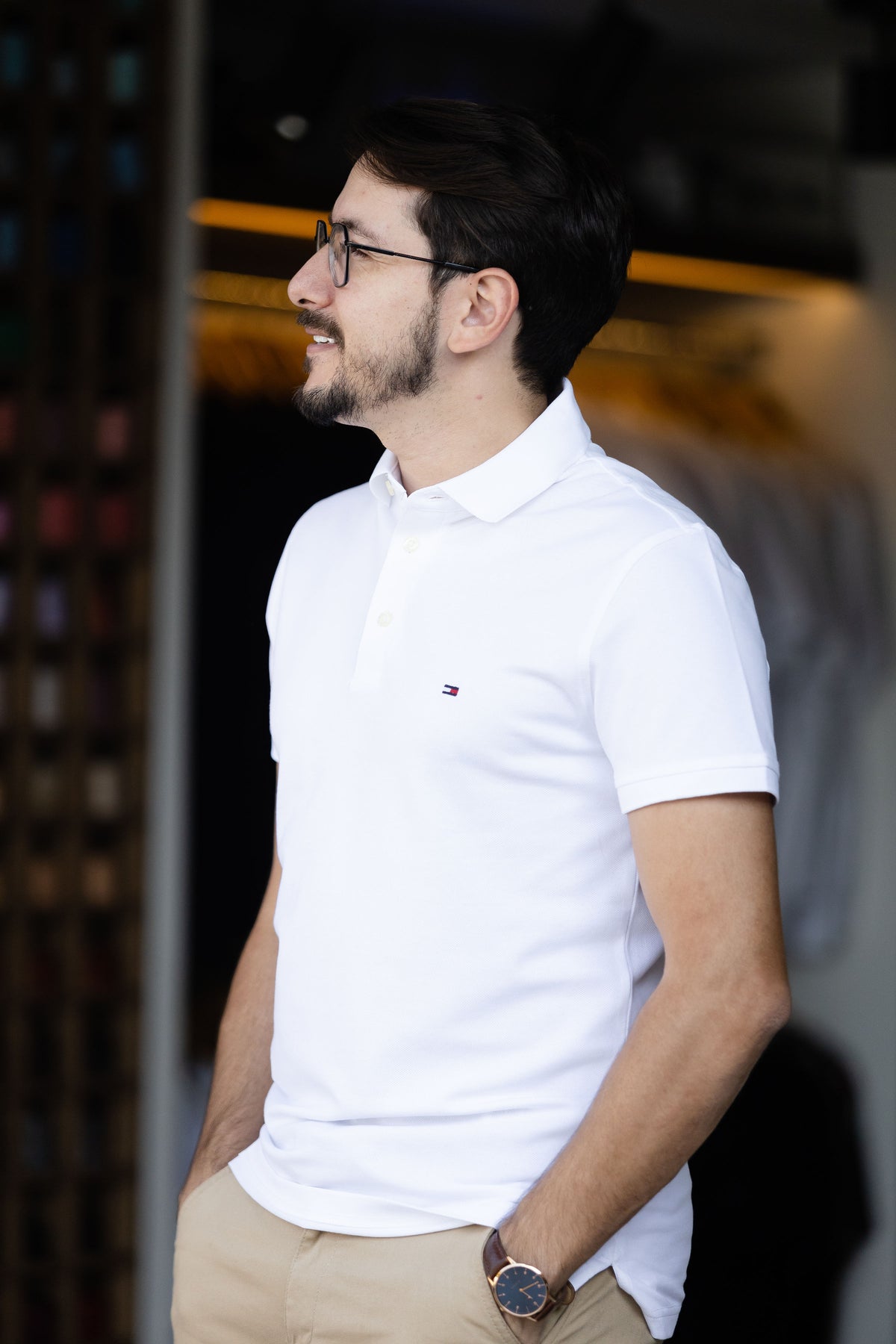 Polo Tommy Hilfiger Basica (Slim c/ Elastano)