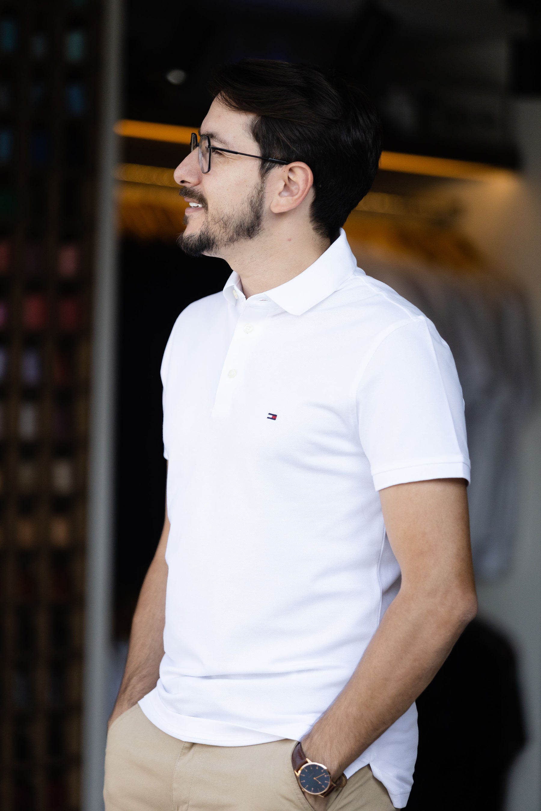 Polo Tommy Hilfiger Basica (Slim c/ Elastano)