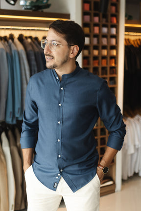 Camisa Social Gola Padre Coleção AZ