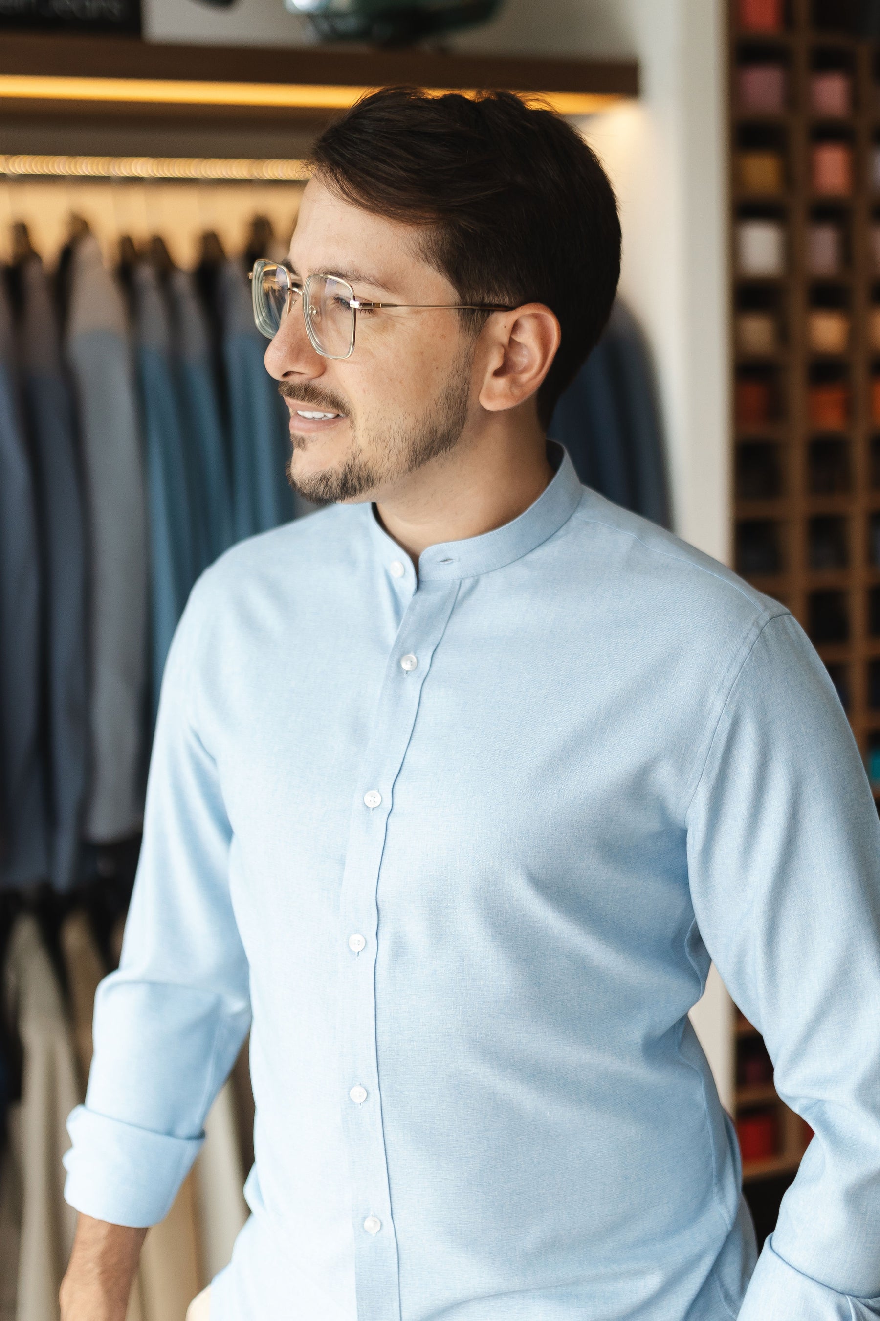 Camisa Social Gola Padre Coleção AZ