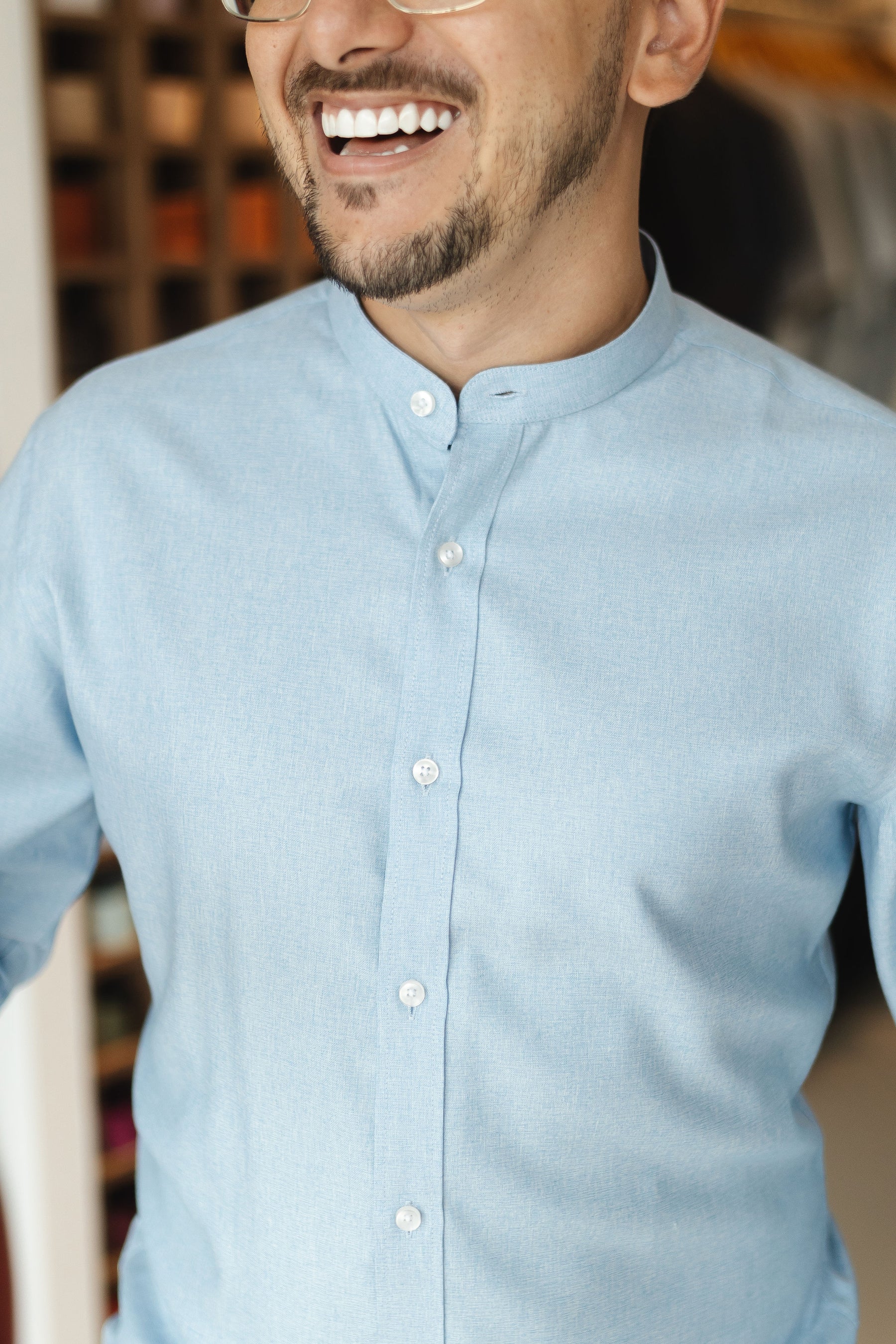 Camisa Social Gola Padre Coleção AZ