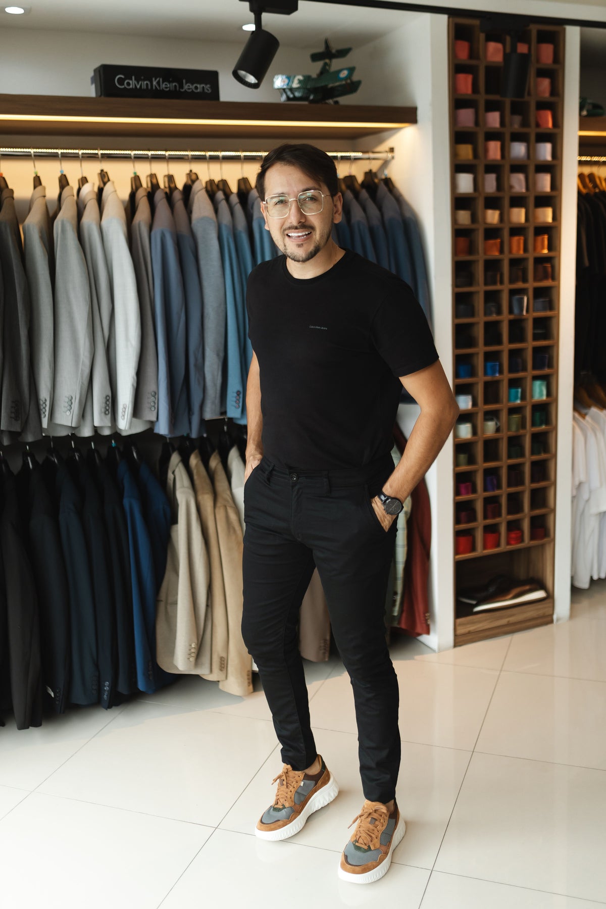Calça de Sarja Zip Off