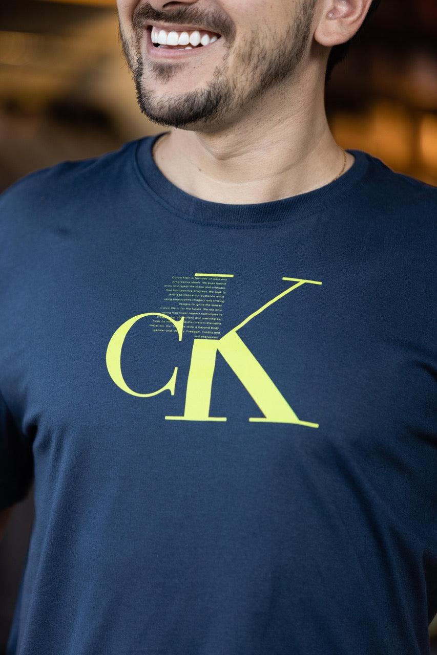 T-shirt Calvin Klein Texto