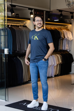 T-shirt Calvin Klein Texto