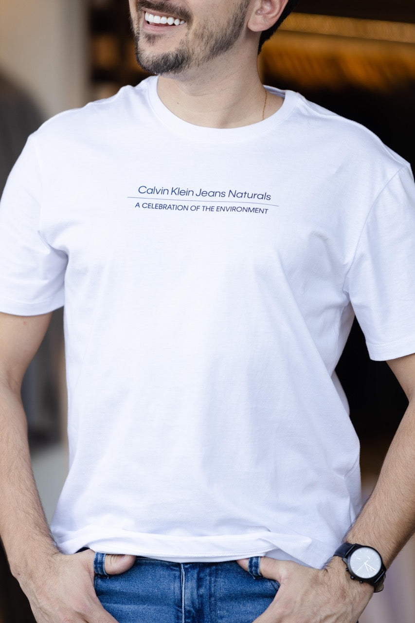 T-Shirt Calvin Klain Jeans Naturals