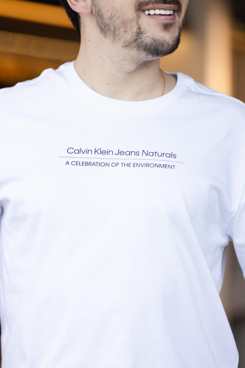 T-Shirt Calvin Klain Jeans Naturals