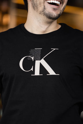 T-shirt Calvin Klein Texto