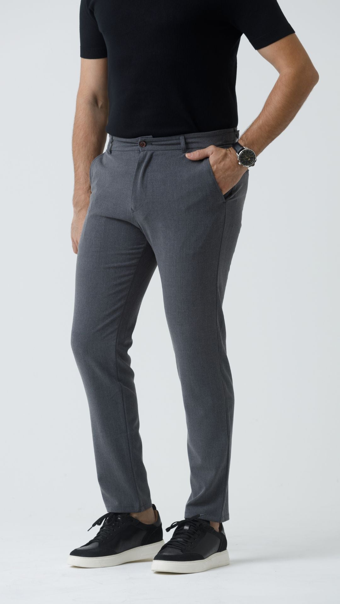 Calça Alfaiataria Com Elastano Coleção AZ