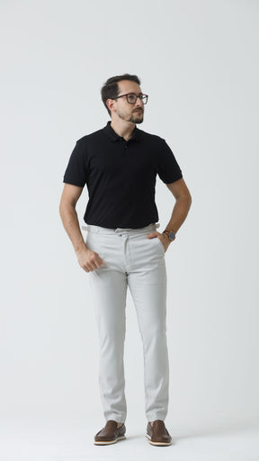 Polo Pima Algodão Preta – Aramis