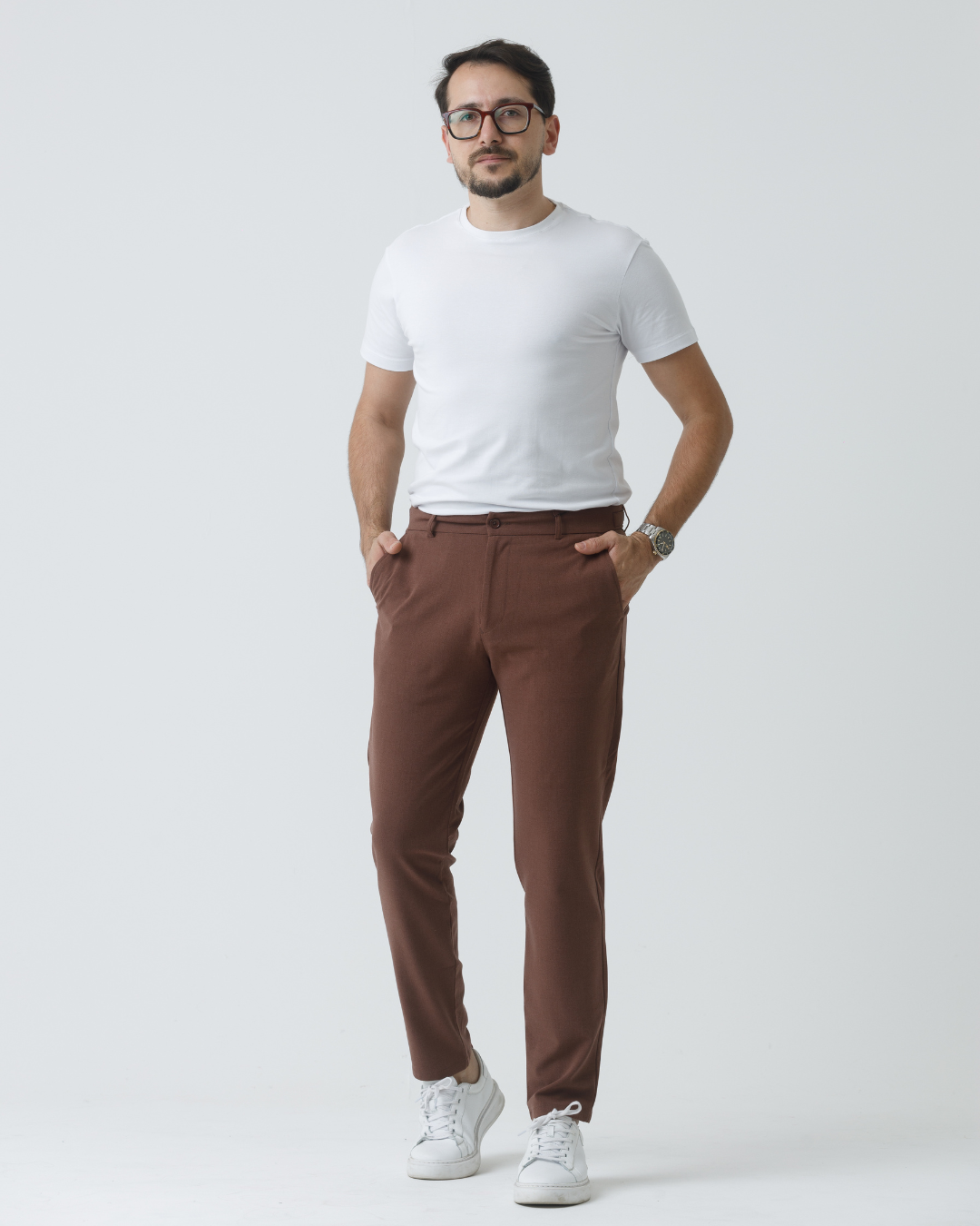 Calça Alfaiataria Com Elastano Coleção AZ