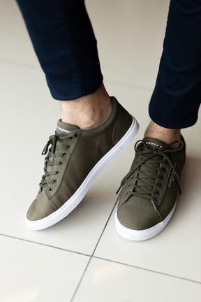 Tênis Tommy Hilfiger Verde Militar Canvas