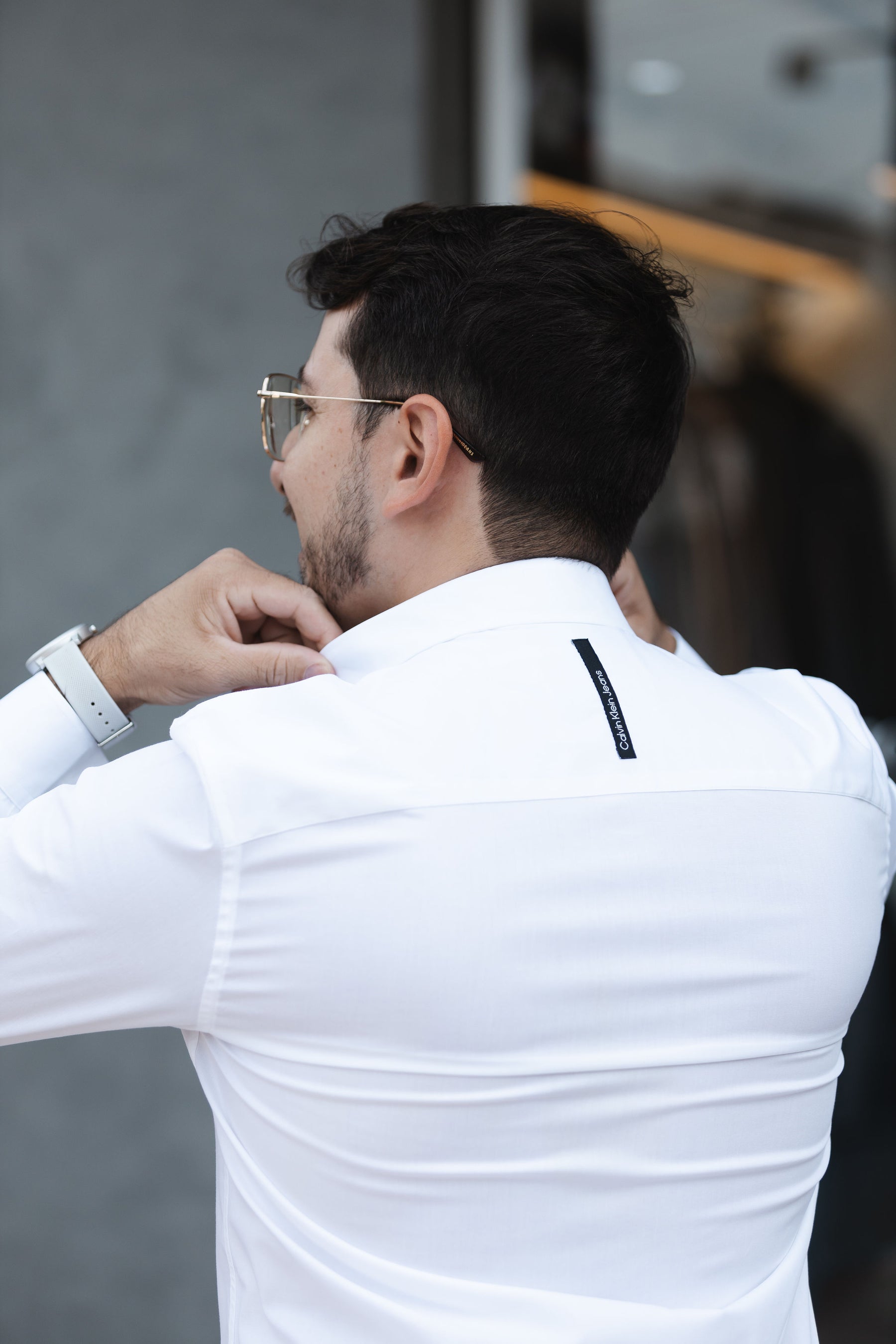 Camisa Social Calvin Klein Básica