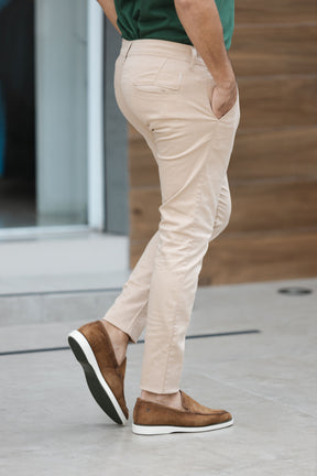 Calça de Sarja Zip Off