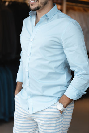 Camisa Social Calvin Klein Básica
