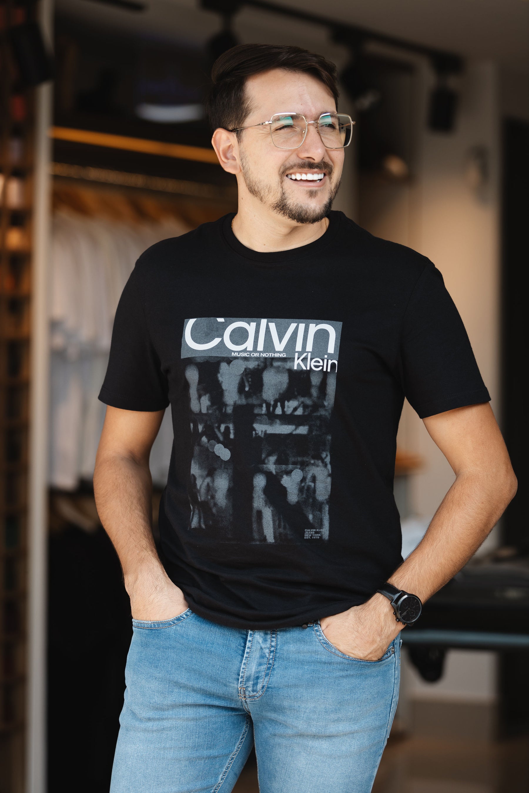 T-Shirt Calvin Klein Music Or Nothing