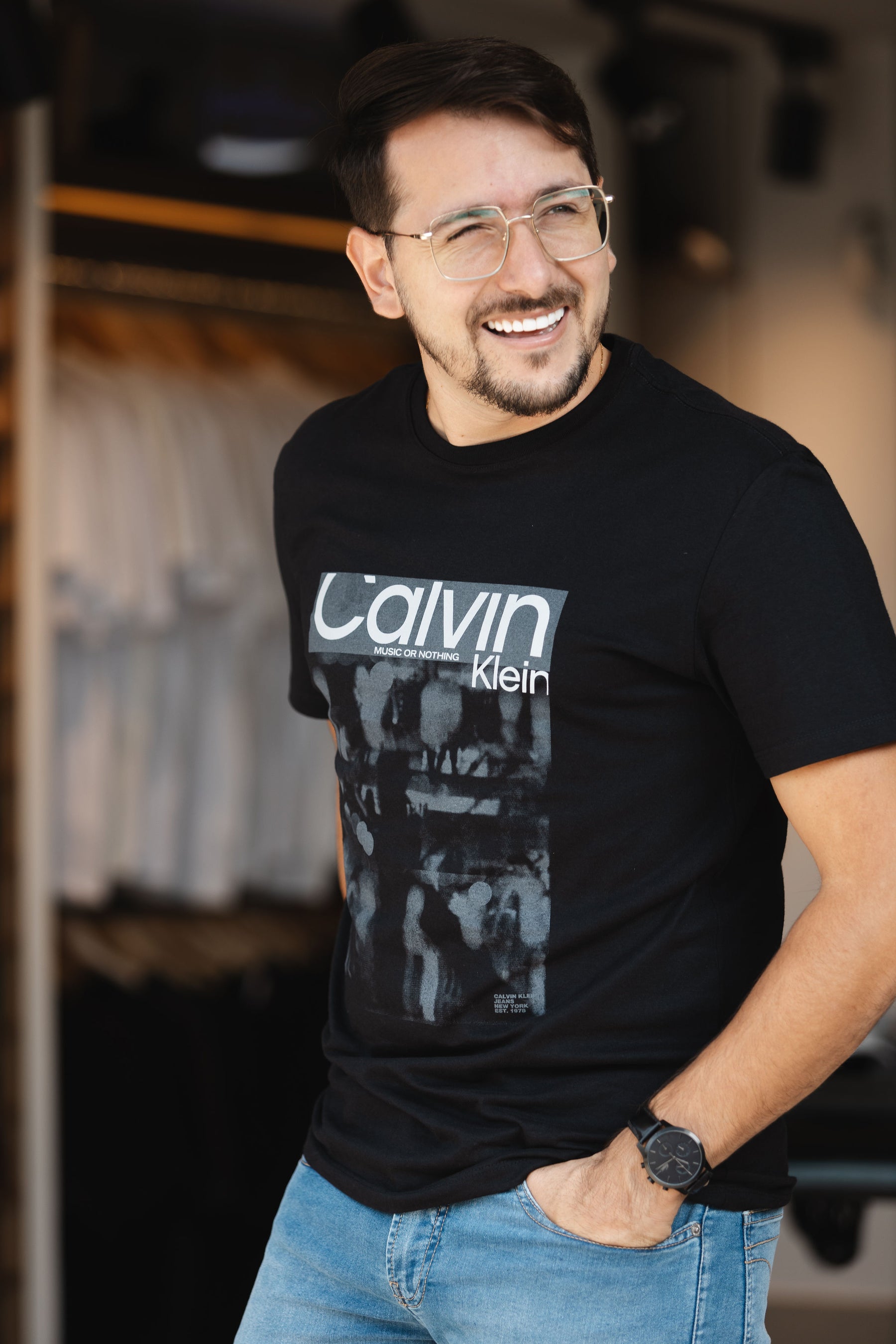 T-Shirt Calvin Klein Music Or Nothing
