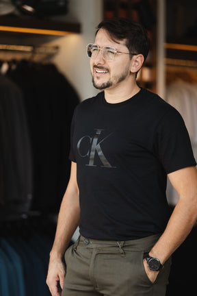 T-Shirt Calvin Klein Emborrachado