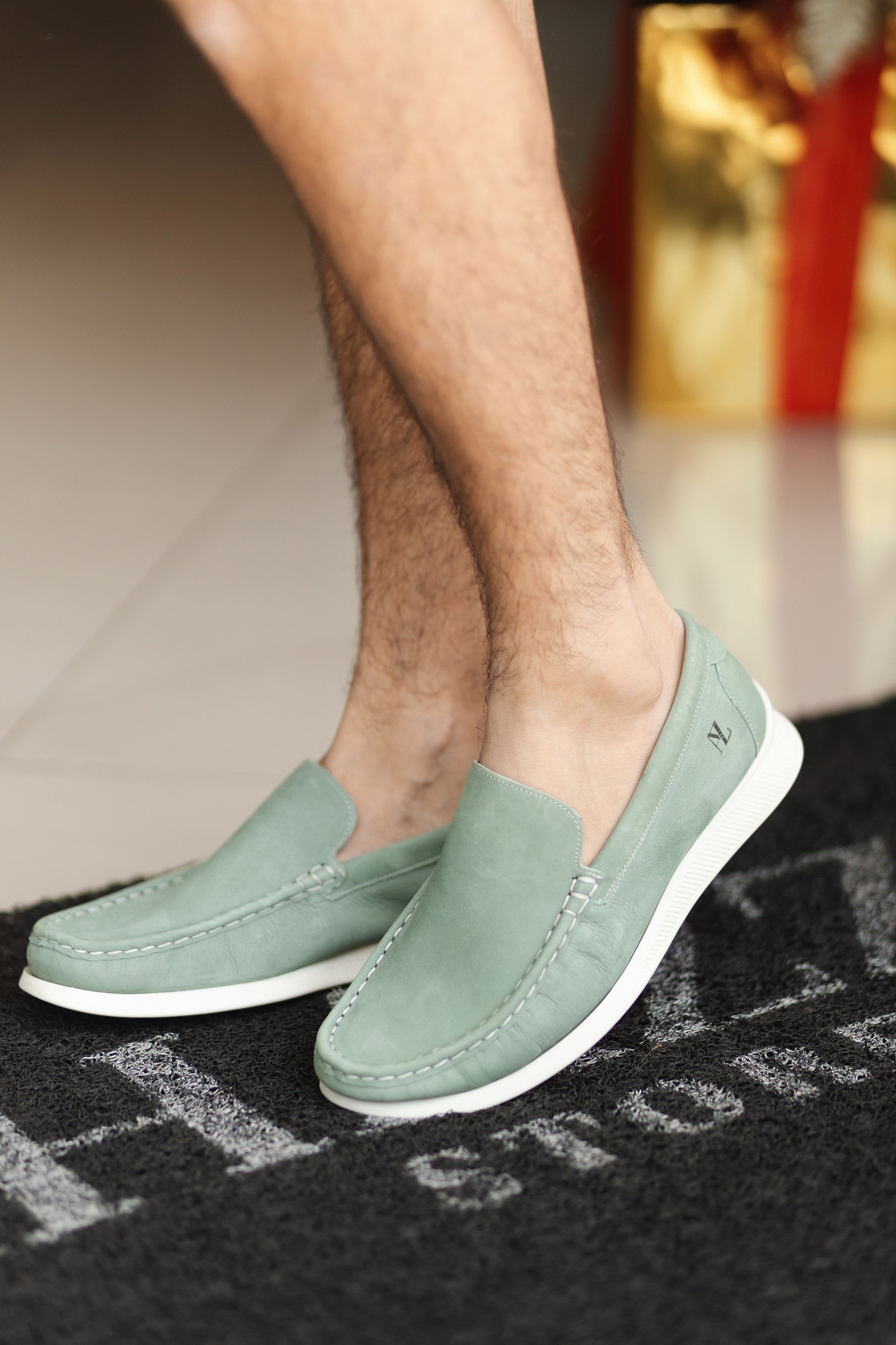 Mocassim com o Solado Emborrachado AZ