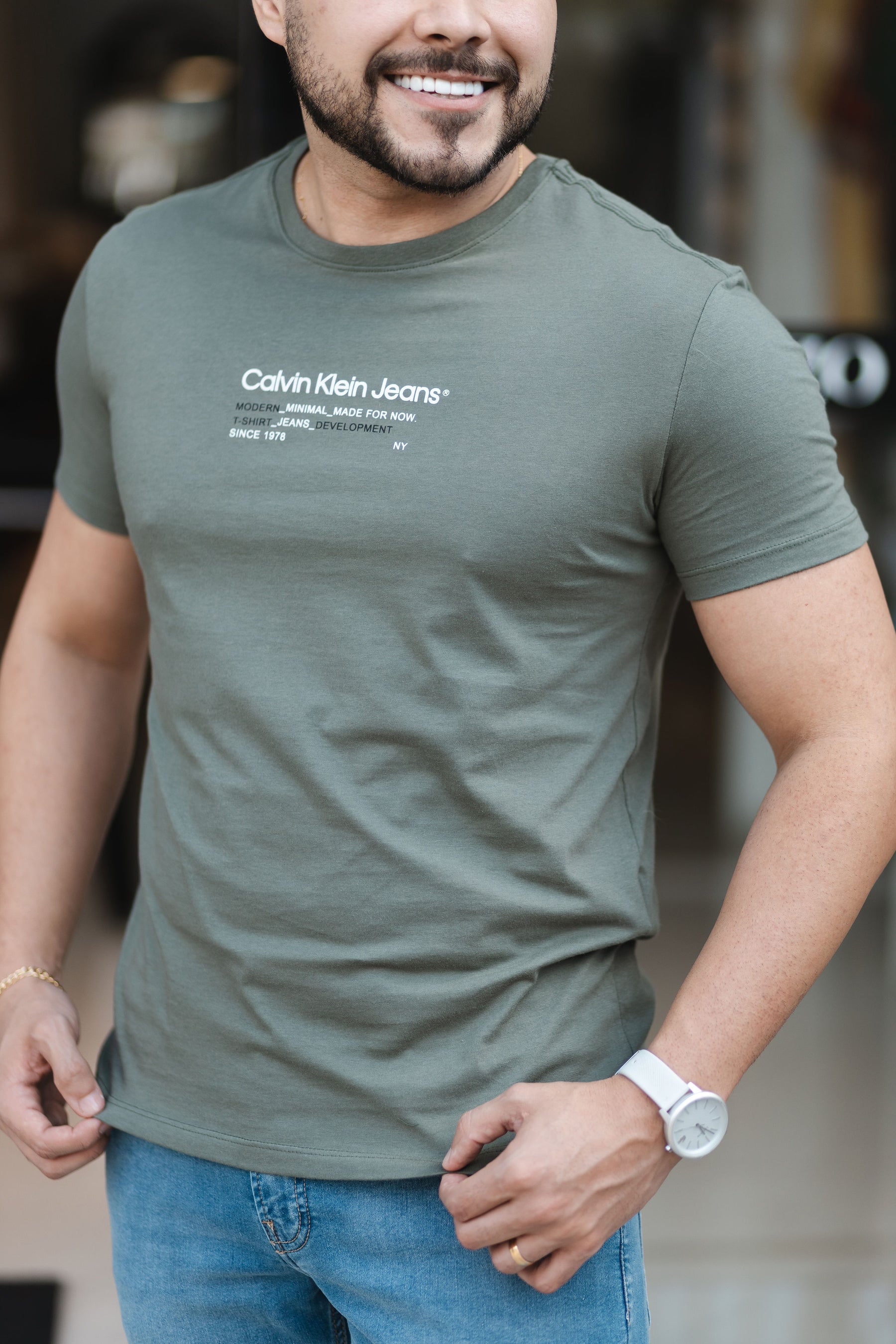 T-Shirt Calvin Klein Modern Minimal