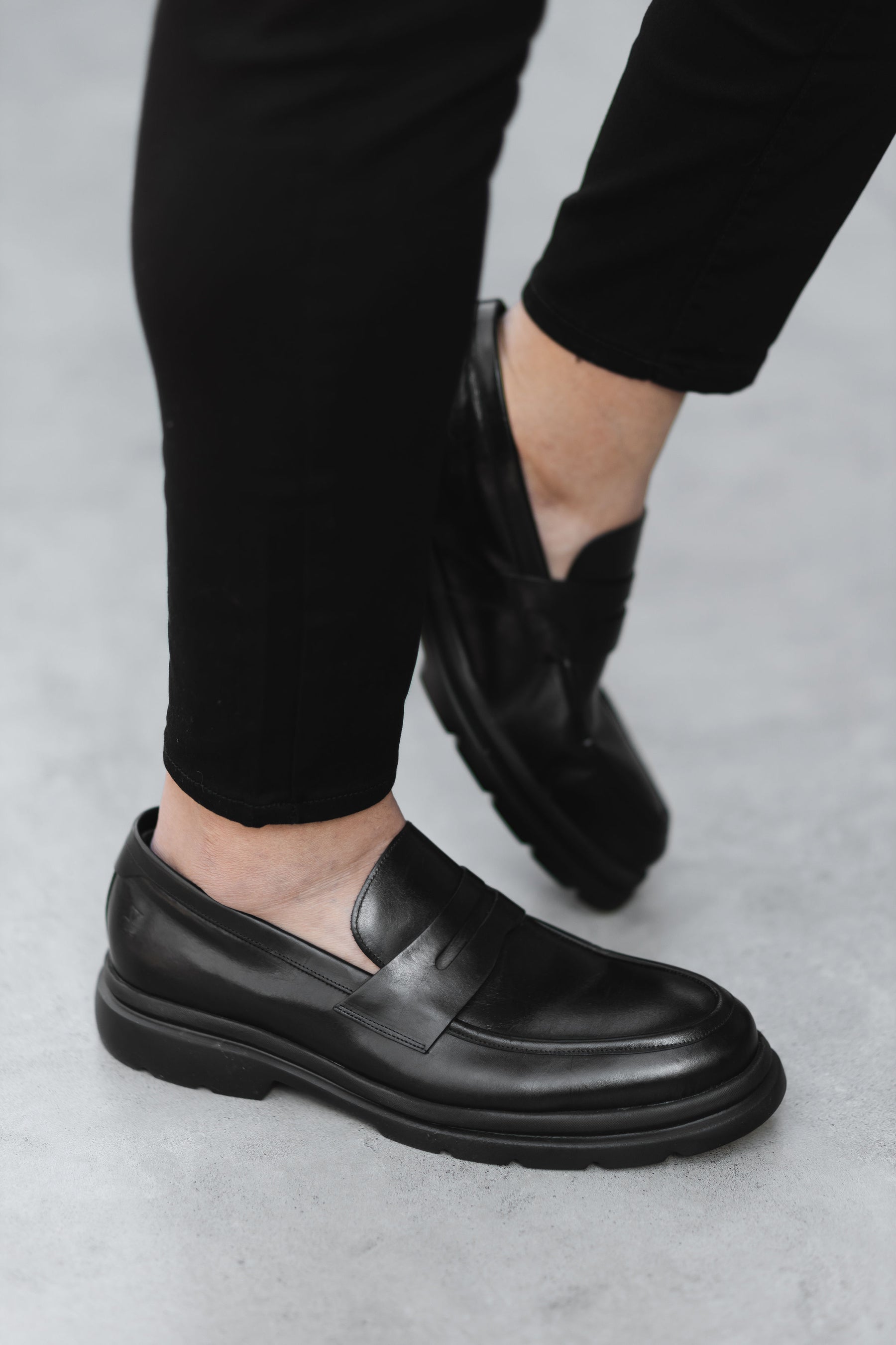 Mocassim Tratorado Black