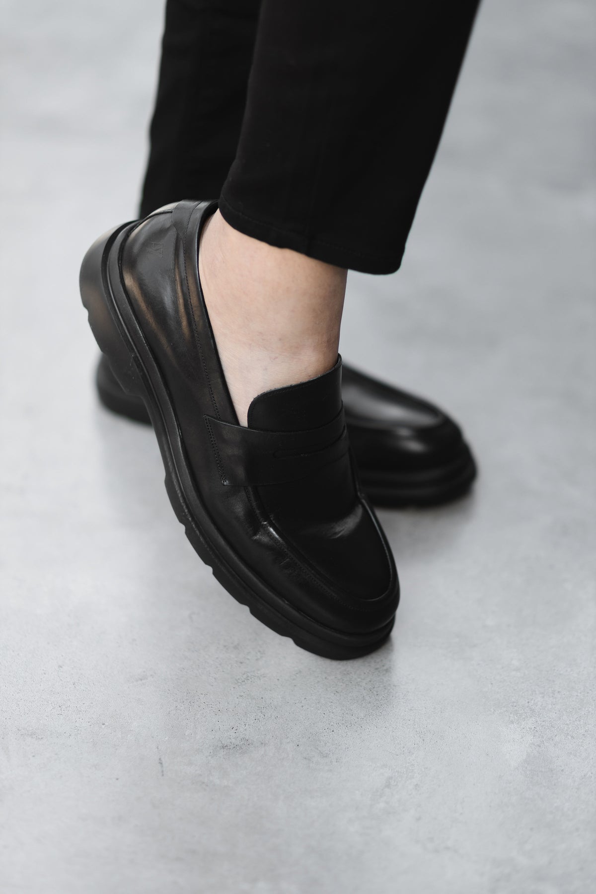 Mocassim Tratorado Black