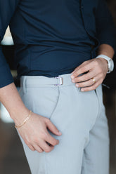 Bermuda de Alfaiataria Slim com Fivela Lateral – Ahazzo