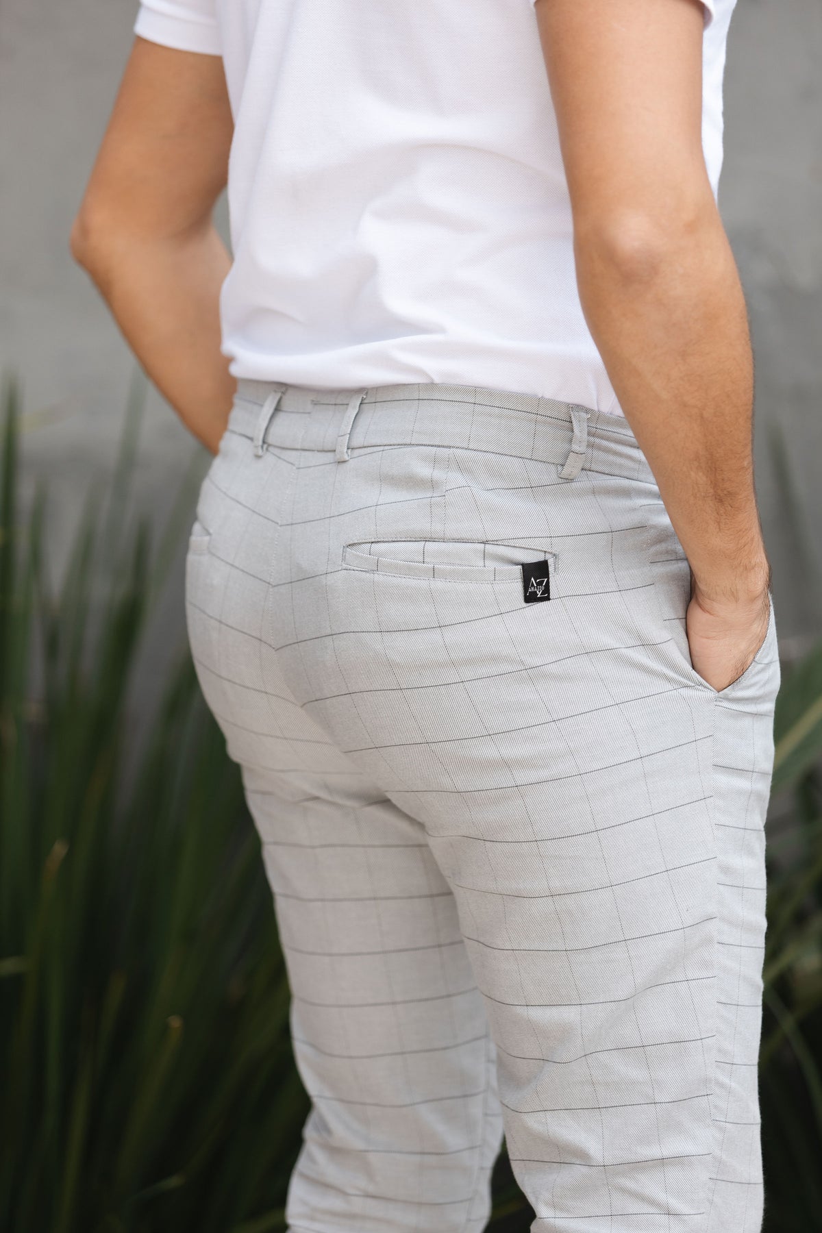 Calça Alfaiataria Xadrez Coleção AZ