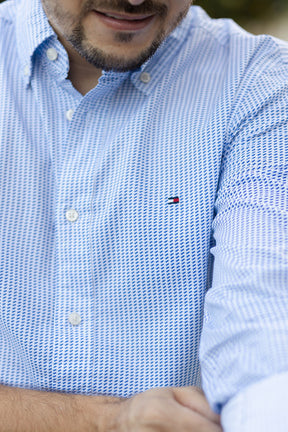 Camisa Social Tommy Hilfiger Natural Soft Flex
